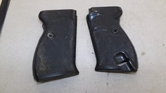 Walther P38 P1 Post War Checkered Grips – Bakelite – Factory OEM