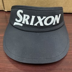 Srixon Performance High Profile Adjustable Golf Visor Hat Cap Black Embroidered