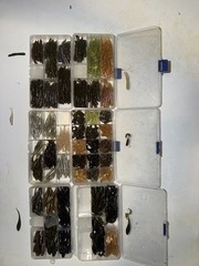 Over 500 Panfish Baits In 6 Small Boxes! Lot 109