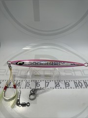 300g Bluefin Tuna Knife Jig Inc 5/0 BKK Assist Hooks 4ft 200lb Bite Leader