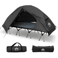 Night Cat Portable 1 Person Raised Camping Tent Cot Combination Hiking 31.5in
