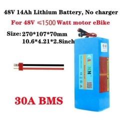 36V 48V 8AH/14AH/16AH/20AH Battery for 200W-1500W Ebike Electric Bicycle Bike