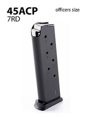 1911 7RD 45ACP officer size magazine, fits standard officer size 1911 models