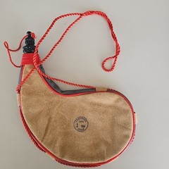 Spanish Franmara Bota Suede Wineskin Water Bag Canteen 1 Liter Made in Spain