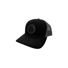 Fatboy Trucker Hat Black with Tripod Patch, Black – Cotton/Polyester Cap, Bre…