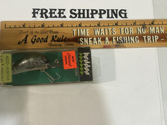 HEDDON, HEDD HUNTER, 9326 SDN 8E NATURAL SHAD COLOR VINTAGE CRANKBAIT.