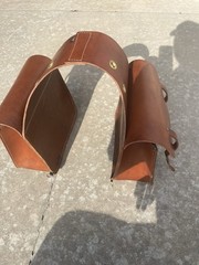 Weaver Brown Leather Saddle Bag