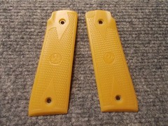 Custom Grips for Ruger Mark IV 22/45 Camel Brown