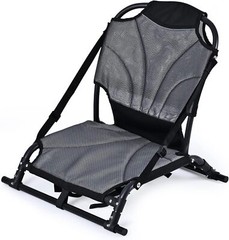 Folding Kayak Seat w/ Back Support Universal for Inflatable Kayak Cushion Pad