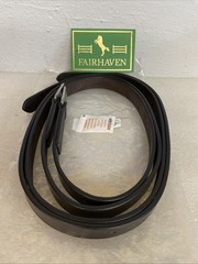 Bobby’s English Tack Fairhaven Stirrup Leathers Set 48” Dark Brown New