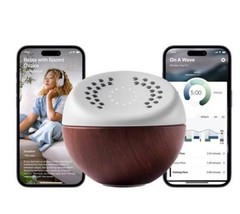 Hyperice Core Premium Smart Meditation Trainer Bluetooth ECG Wood USB Dock HRV