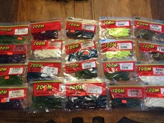 Lot of 20 ZOOM Plastic Worm,Lizard Lures,VARIETY OF PACKS,NEW,READ Description