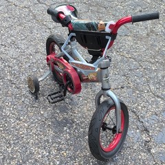 Huffy Lightning McQueen 12 in Kids Bike Red/Gray Training Wheels Coaster Brake