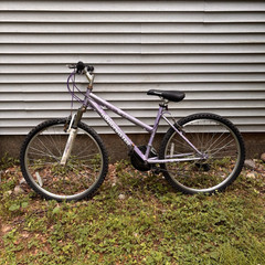 Roadmaster Women’s 26 in Mountain Bike 18-Speed V-Brake Purple/White 18 in
