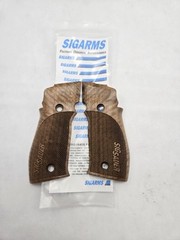 New Sig Sauer P226 X5 S6 SINGLE ACTION ONLY Wood Walnut Checkered Factory Grips