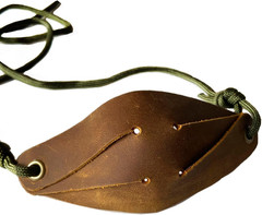 Leather Shepherd Sling Handmade Paracord Shepherds Sling Rock Thrower Old-Fashio