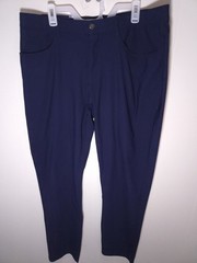 RHOBACK Delta Performance Golf Pants Mens 38×32 Navy Blue Stretch Lightweight