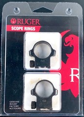 Ruger M77 1 inch Med Blued Scope Rings 4B/5B Fit Objective to 42 mm – 90410