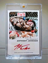 2011 Topps UFC Moment of Truth Anthony Johnson Red Ink ‘Rumble’ Auto /15 RARE!