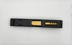 G19 Complete Slide – Ported Slide/Gold Barrel fits Glock 19 Gen 3