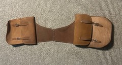 Vintage Leather Western Horse Saddle Bags Brown Throw Over Cowboy Tack
