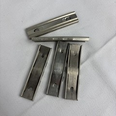 Lot Of 5 Mauser K98 8mm Mauser Stripper Clips 5 Round Nickel Plated Steel