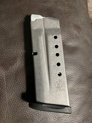 Smith & Wesson S&W M&P Shield 9mm Luger 7-Rd Stainless Magazine 19935 Used Excel