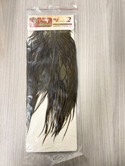 Vintage Whiting Hoffman Grade 2 Rooster Super Saddle Hackle White Dyed Olive