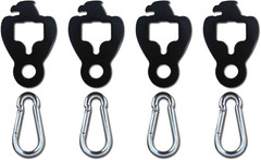 T-Post Target Hanger (Bald Eagle Style) | AR500 Targets Hanging Chain with S-Hoo