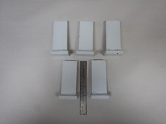 Rectangle Knock over Targets – 5 Pieces – 3/8″ thick Regular Steel