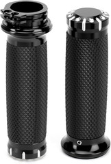1 Inch/25Mm Motorcycle Handlebar Grips Cable Throttle Hand Grips for Harley