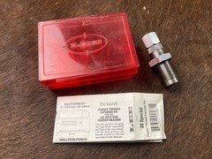 LEE P/N 90581 38 Special Powder Through Expander Die, Reloading Die & Box