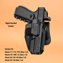 G19 G19X 9mm Holster Fits Glock G17 17C 17L 45 44 22 23 31 32 Gen5 Tactical