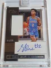 2019 One and One Shai Gilgeous-Alexander PATCH AUTO /99 Game Jersey – Sealed
