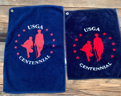 Golf Towel USGA Centennial Sir Christopher Hatton, Cannon 100% Cotton Lot of 2