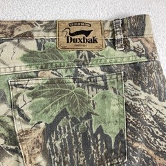 Vintage Duxbak Realtree Camo Twill Pants Men 42 Faded Camouflage Tree Hunting
