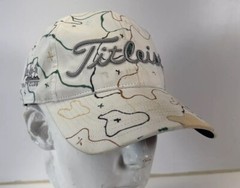 Titleist Multi Color All Over Print We No Pa Golf Club Strap Back Hat