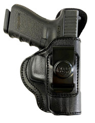 IWB Black Full Grain Leather Holster by Maxx Carry – Total Comfort! Choose Model