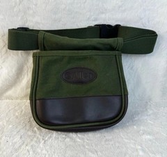 Allen Canvas & Faux Leather Green Hunting/Fishing Range Gear holder Waist Bag