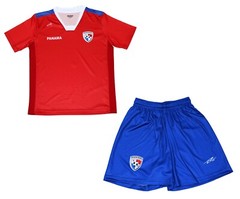 Arza Youth Soccer Uniform Panama 100% Polyester_Kids and Boy Red