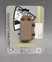 DSG Arms Tan IWB OWB Magazine Carrier for 1911 Mag Pouch Holder