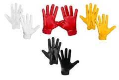 Grip Boost Stealth 4.0 SOLID Color Football Gloves Mens – ADULT