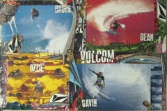 VOLCOM 2005 BRUCE IRONS Surf HUGE promotional poster Flawless New Old Stock