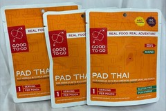 3 Pack Good To-Go Pad Thai Dehydrated Meals Gourmet Gluten Free Backpacking Food