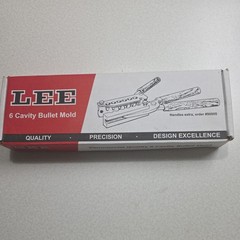 Lee Precision 358-150-1R » 6 Cavity Handgun Bullet Mold. 38 cal with handles.