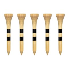 100 Count 2 1/8 Inch Natural Color Wooden Golf Tees