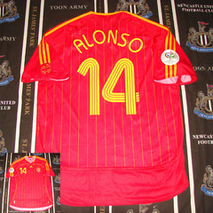 Spain Home Football Shirt Jersey 2005 2007 Xabi Alonso Adidas Size XL