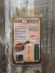 Dead Ringer 3/8″ AccuBead Extreme Shotgun Sight Set Black Multi Color Pipes NOS