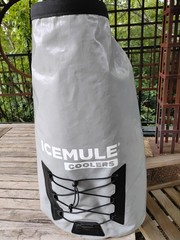 ICEMULE Pro Collapsible Backpack Cooler 23L Gray Hiking Camping Outdoor