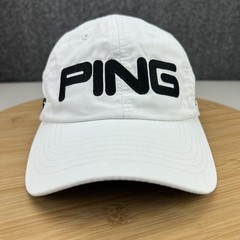 Ping G25 Golf Hat Cap Strapback OSFM White Logo Lightweight Spellout Promo